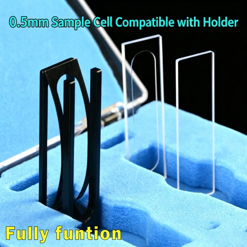 0.5 mm path demountable quartz cuvette With Cover Glass & Holder 150 µL — Scuvette