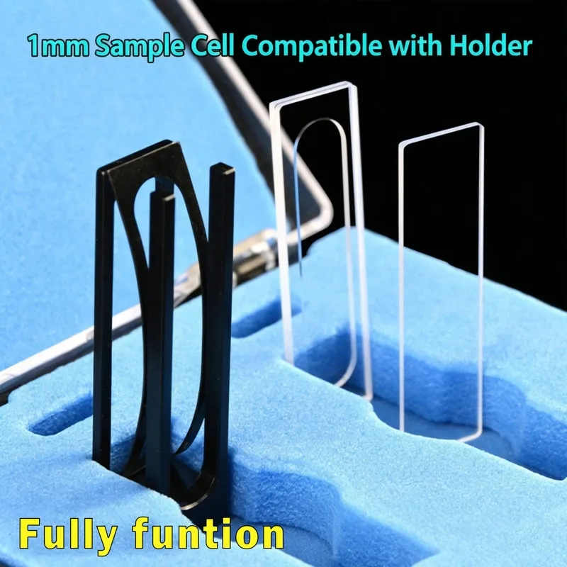 1 mm path demountable quartz cuvette With Cover Glass & Holder 300 µL — Scuvette