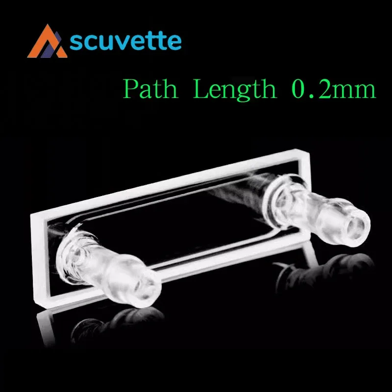 0.2mm micro quartz flow cell, 60µl, two-way light path