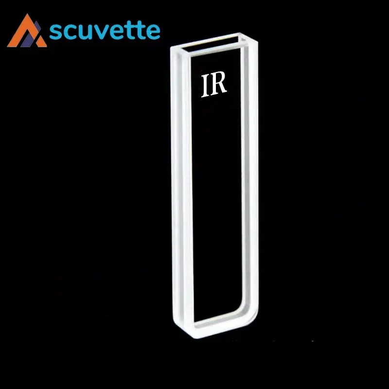 2mm IR Quartz Cuvette, Two-Way Light Path, 700uL, JGS3 Fused Silica