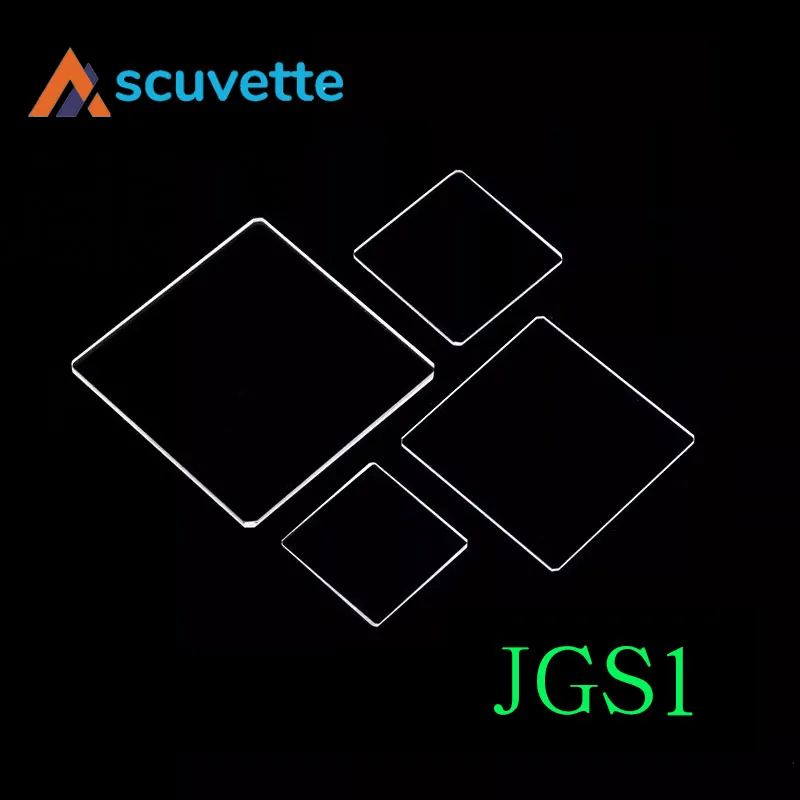 JGS1 Quartz Square Plates — scuvette