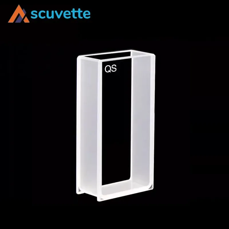 20mm Large-Aperture Quartz Cuvette 10mm Path Length Two-Way 7000μL