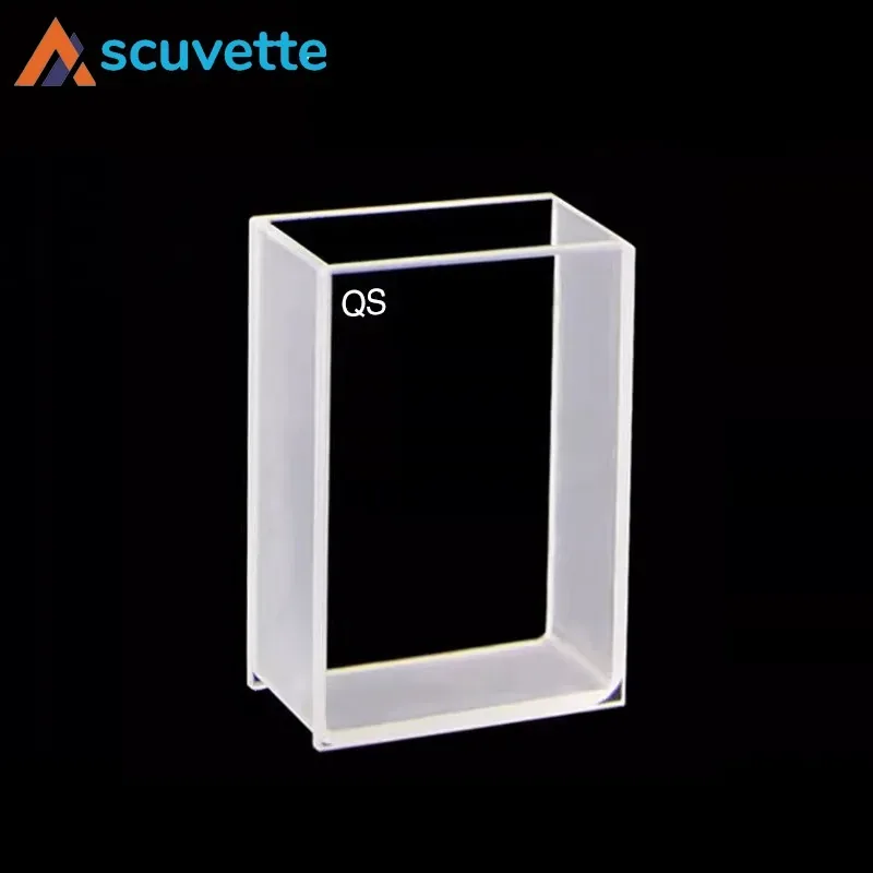 30mm Large-Aperture Quartz Cuvette 10mm Path Length Two-Way 10500μL