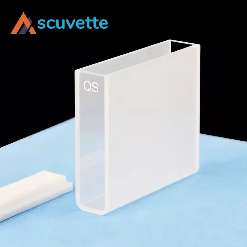 50mm Quartz Long Path-Length Cuvette Two-Way 17500μL