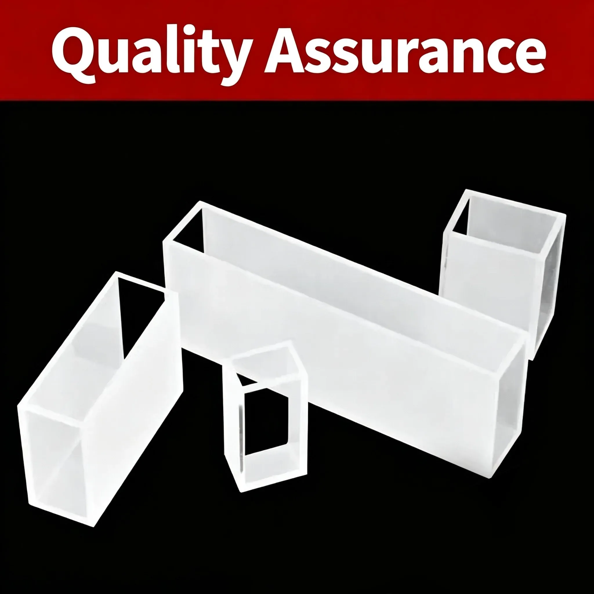 Optical path length, vertical orientation, suitable for UV-Vis spectrophotometer