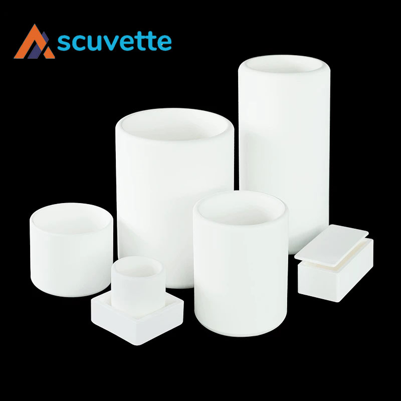 Magnesium oxide (MgO) crucibles