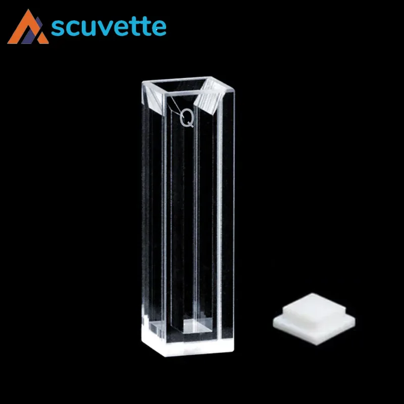 10mm Quartz Micro Cuvette 4-Port 5mm Slit 1750μL