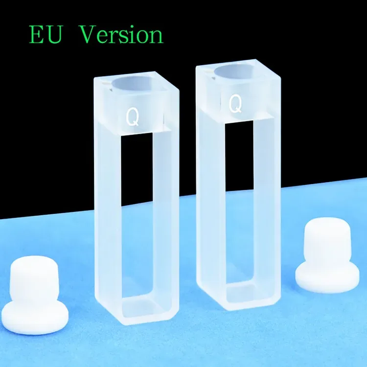 EU Version grade quartz cuvette with stopper