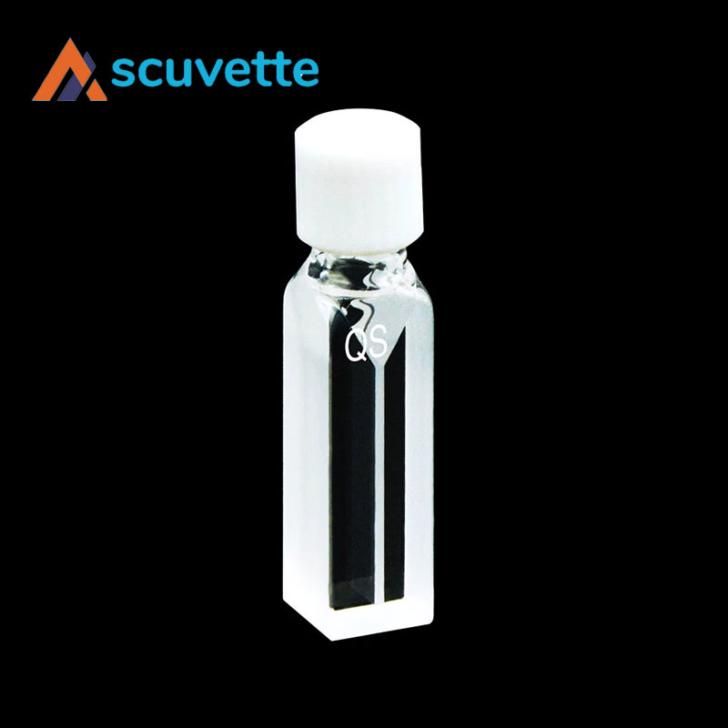 Screw-Cap Micro Quartz Cuvette 1 mm Slit 350 µL
