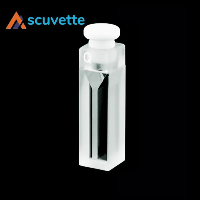 2 mm slit two-way stoppered micro quartz cuvette 700 µL Ordinary — Scuvette