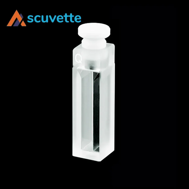 5 mm slit two-way stoppered micro quartz cuvette 1750 µL Ordinary — Scuvette