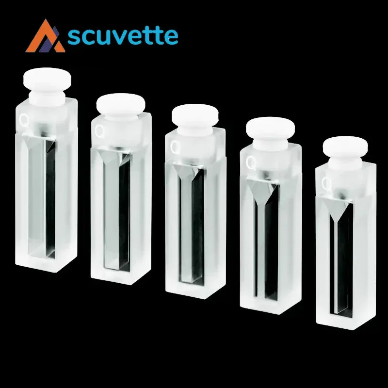 Stoppered Micro Quartz Cuvette — Two-Way — Scuvette